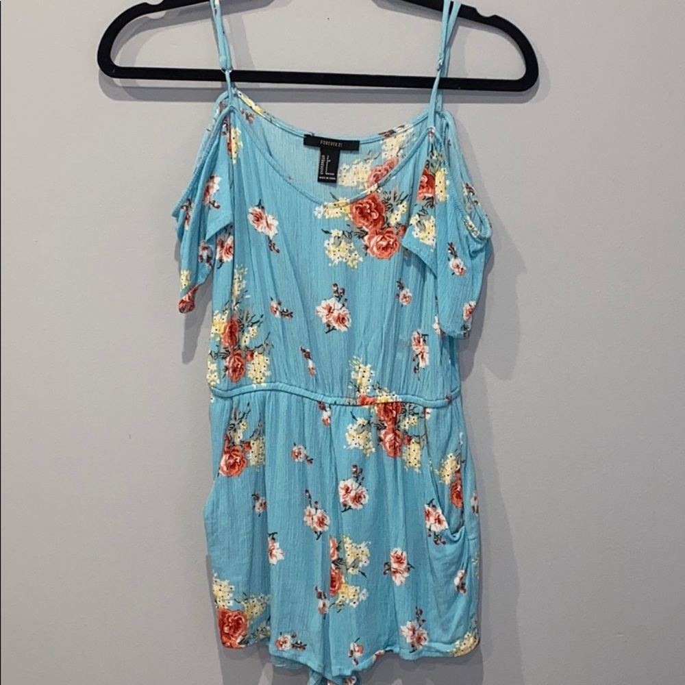 forever 21 floral romper